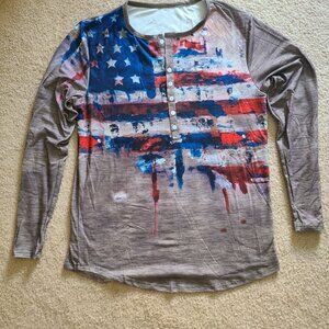 NEW! USA long-sleeve shirt (Med)